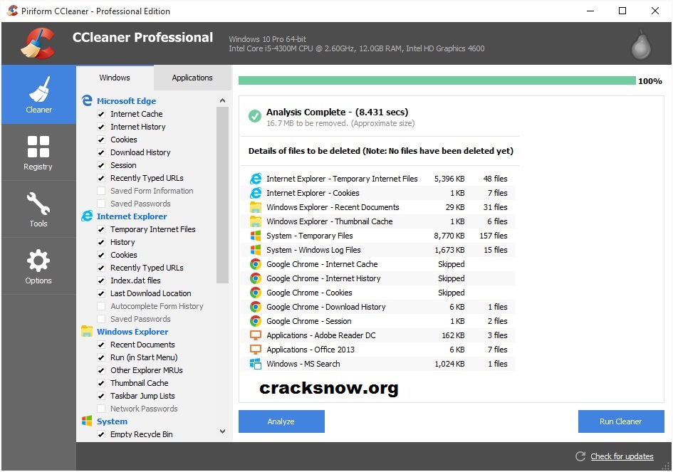 CCleaner Pro Crack 5.87.9306 