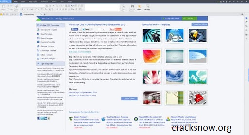 WPS Office Crack v11.2.0.10294 
